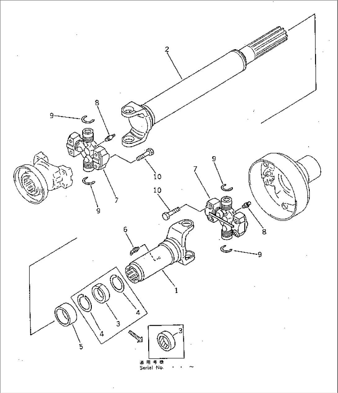 DRIVE SHAFT (CENTER)