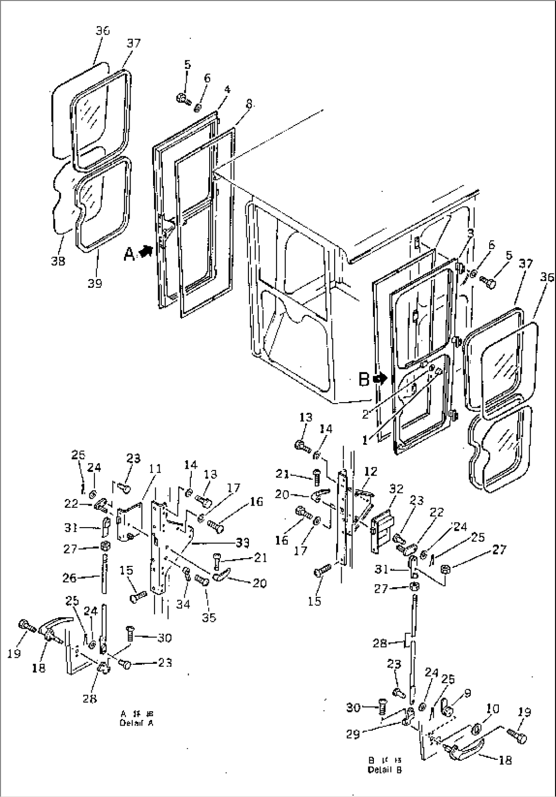 STEEL CAB (3/5) (DOOR)