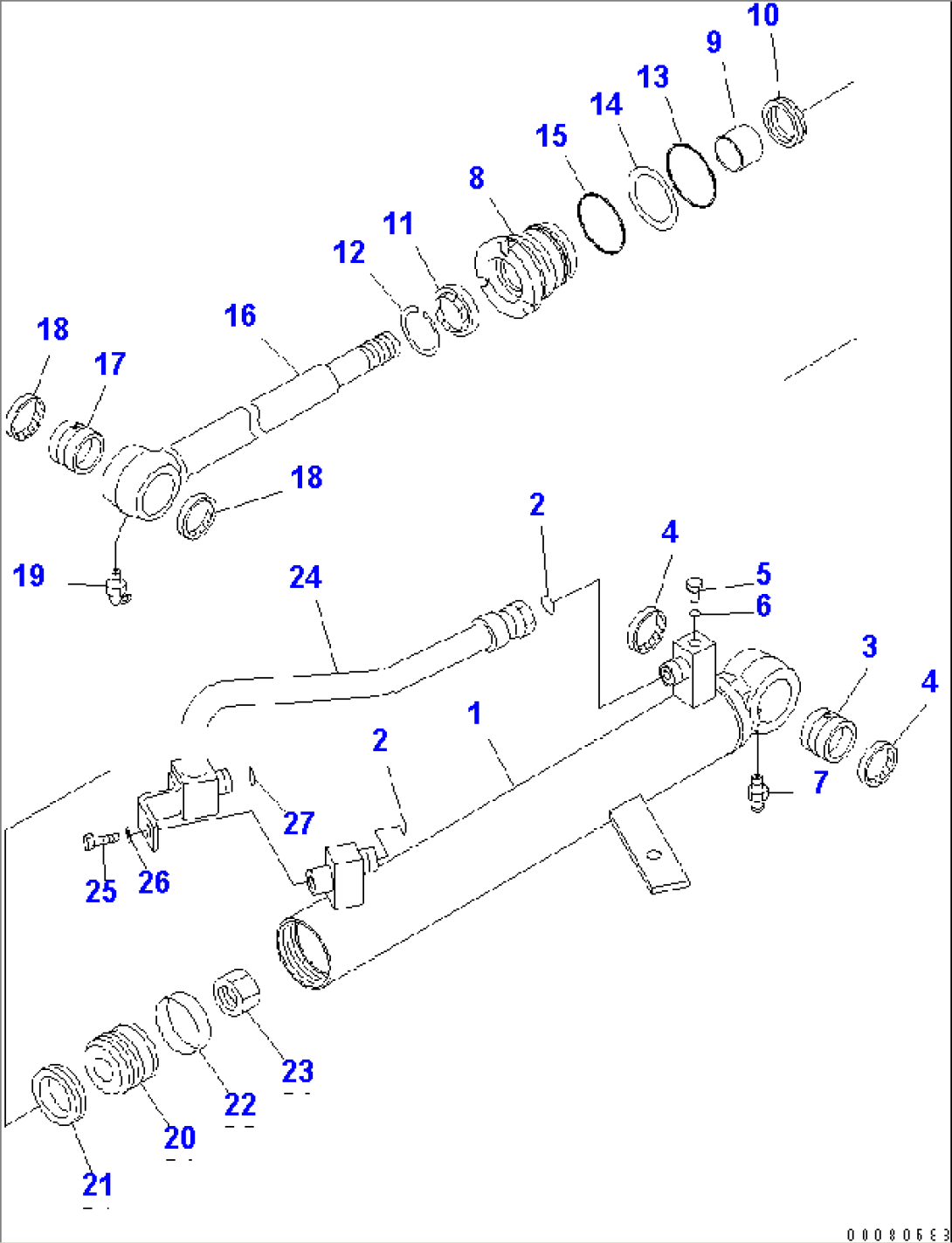 STEERING CYLINDER(#73922-)