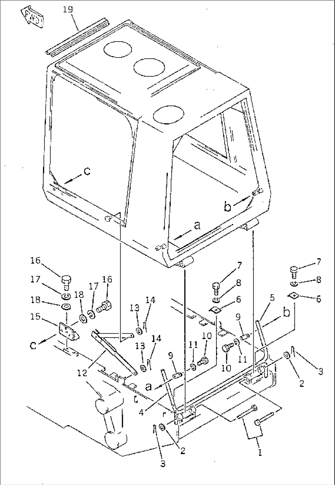 ENGINE HOOD (3/4)(#1001-1399)