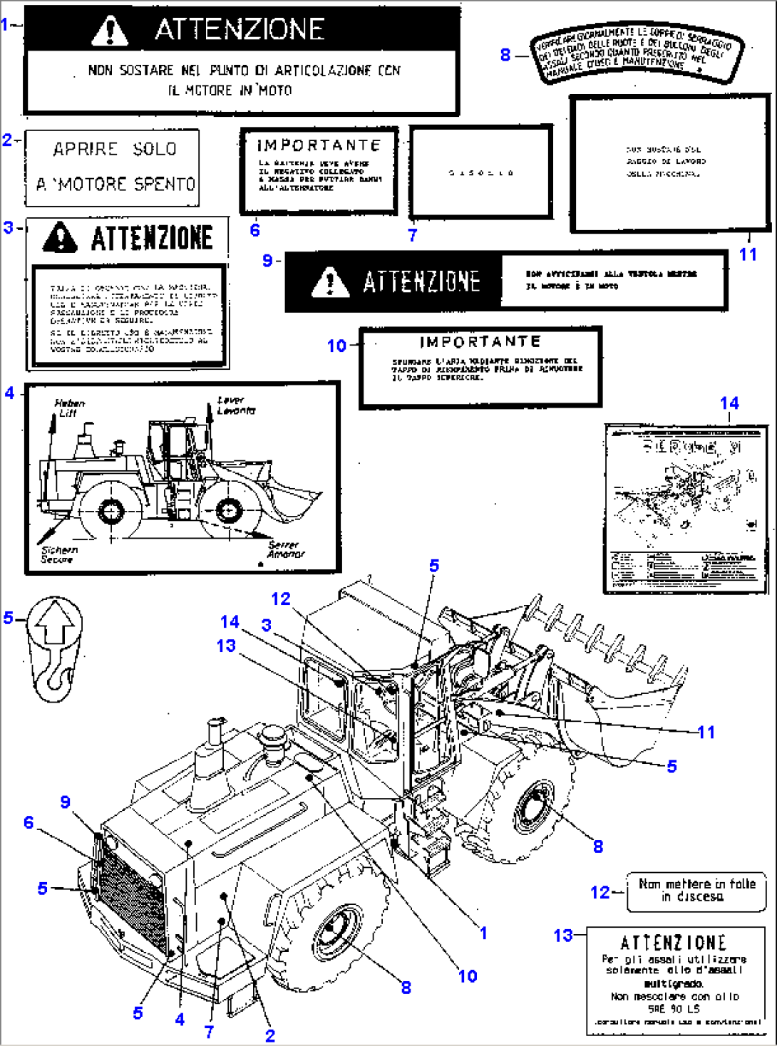 DECALS, ITALIAN