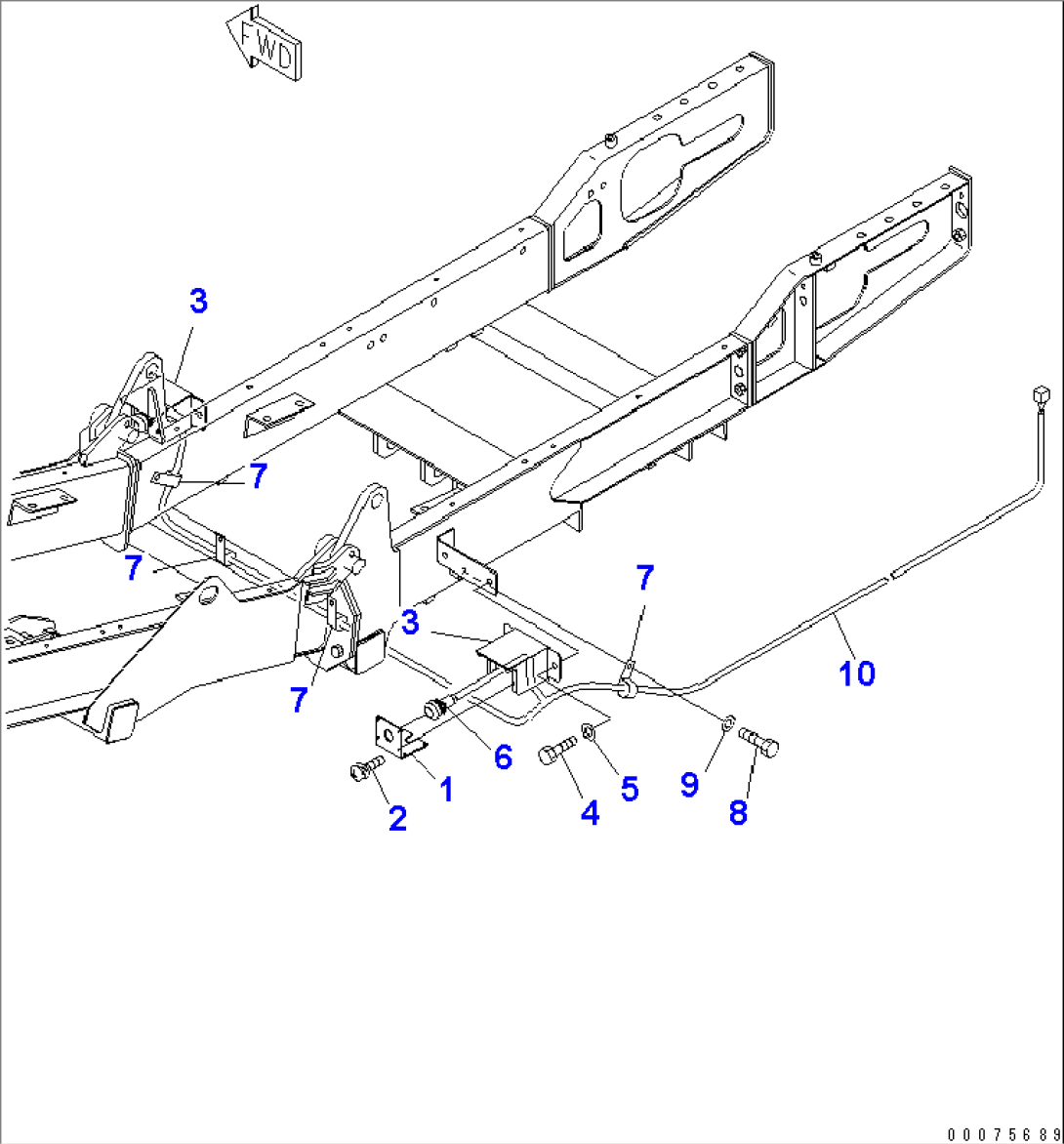 ZURI. CONVEYOR (INNER PARTS)(3M LENGTH)(500MM WIDTH)(HYDRAULIC CYLINDER TYPE)(7/9)(#1525-)