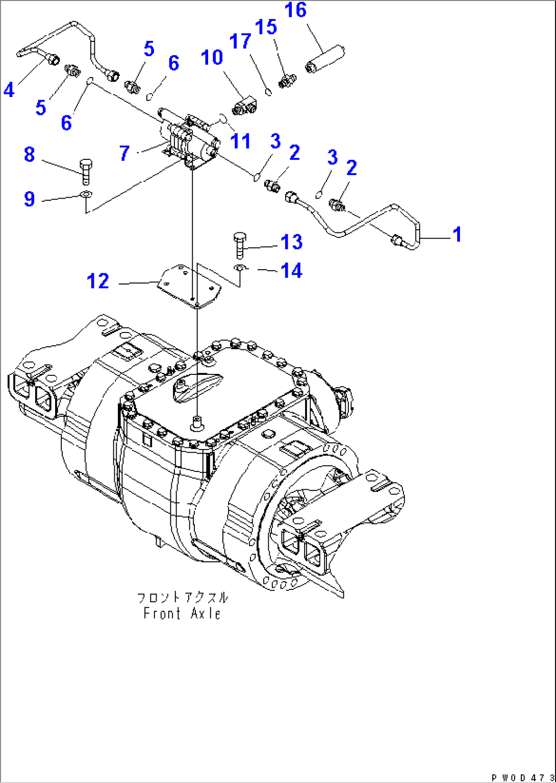 BRAKE PIPING (FRONT)