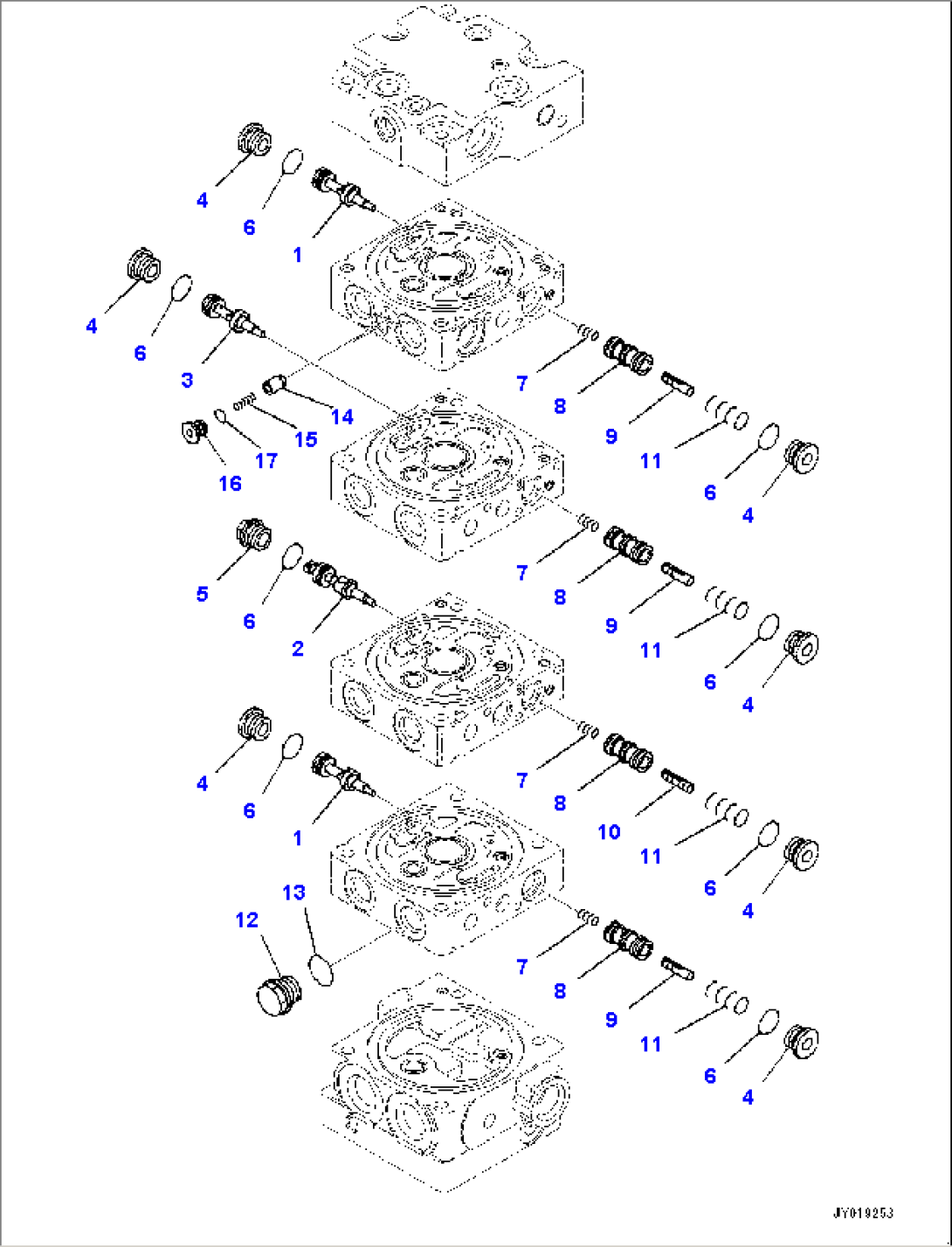 Control Valve, 4-Valve (4/9) (#85001-)
