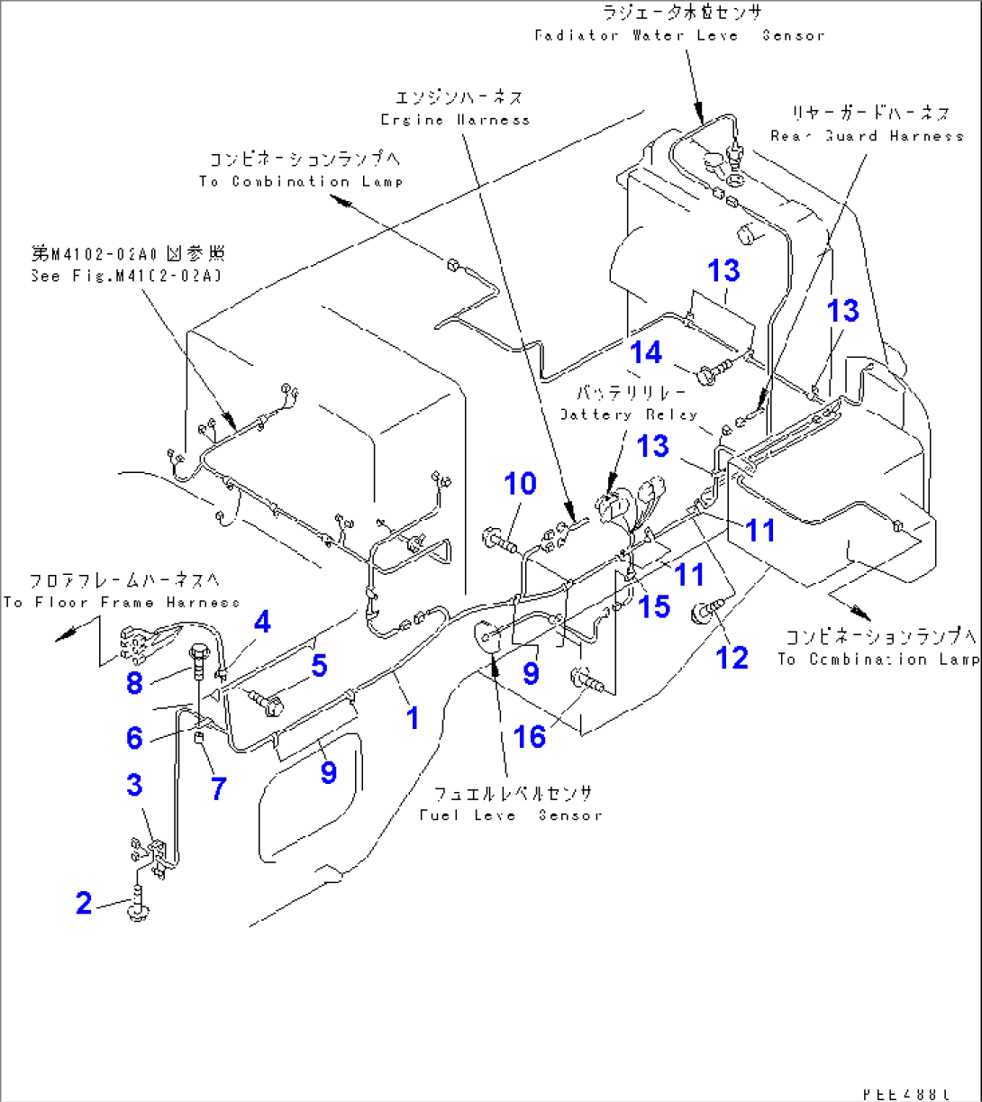 WIRING HARNESS (REAR FRAME LINE)