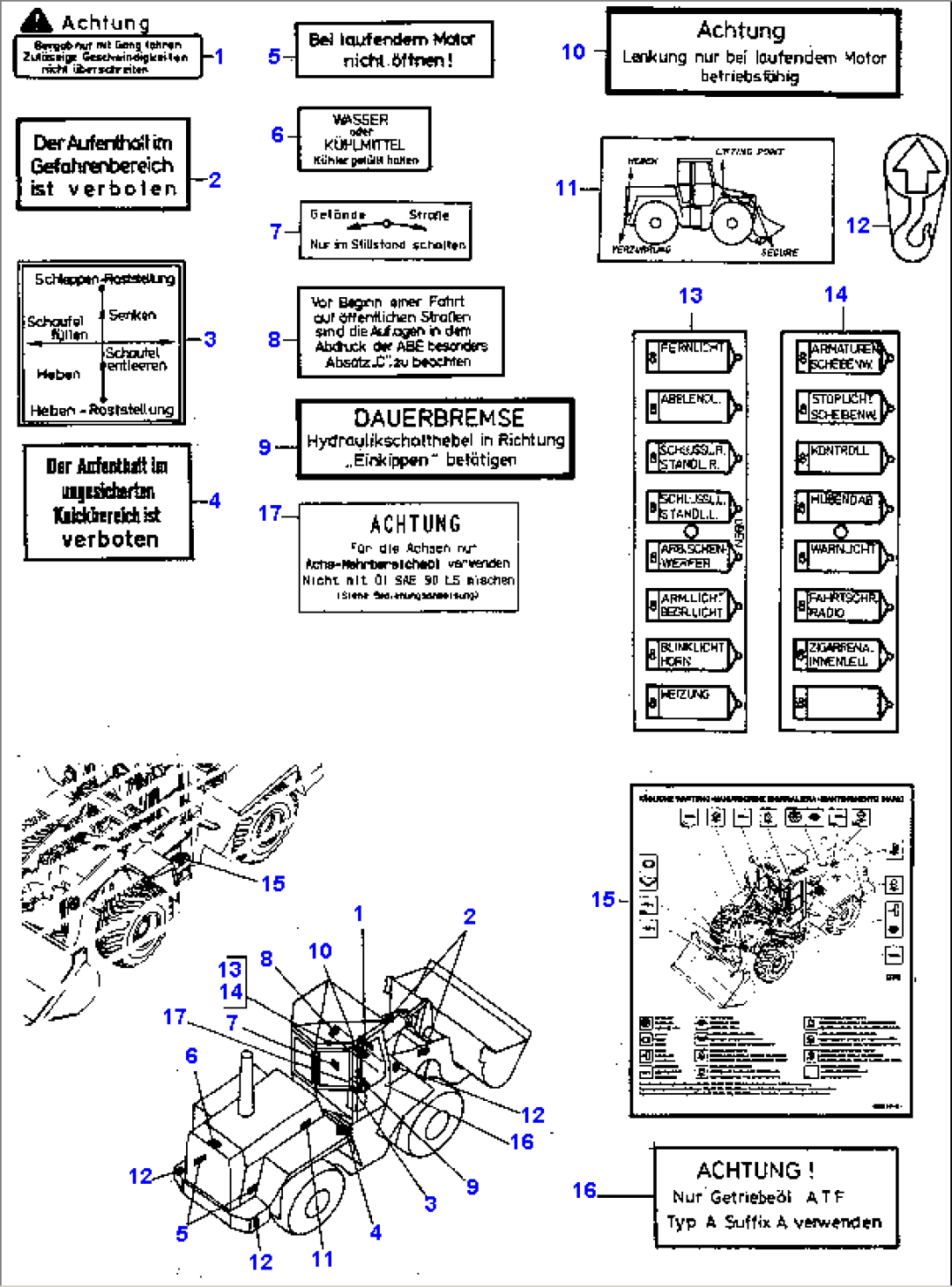 DECALS, GERMAN