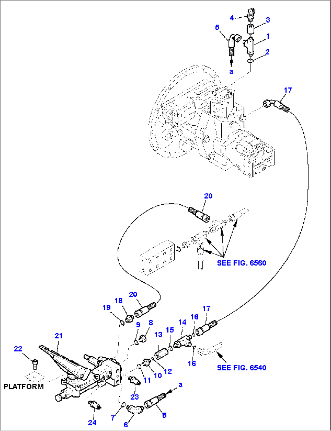 HYDRAULIC PIPING (BRAKE LINE) (1/3)