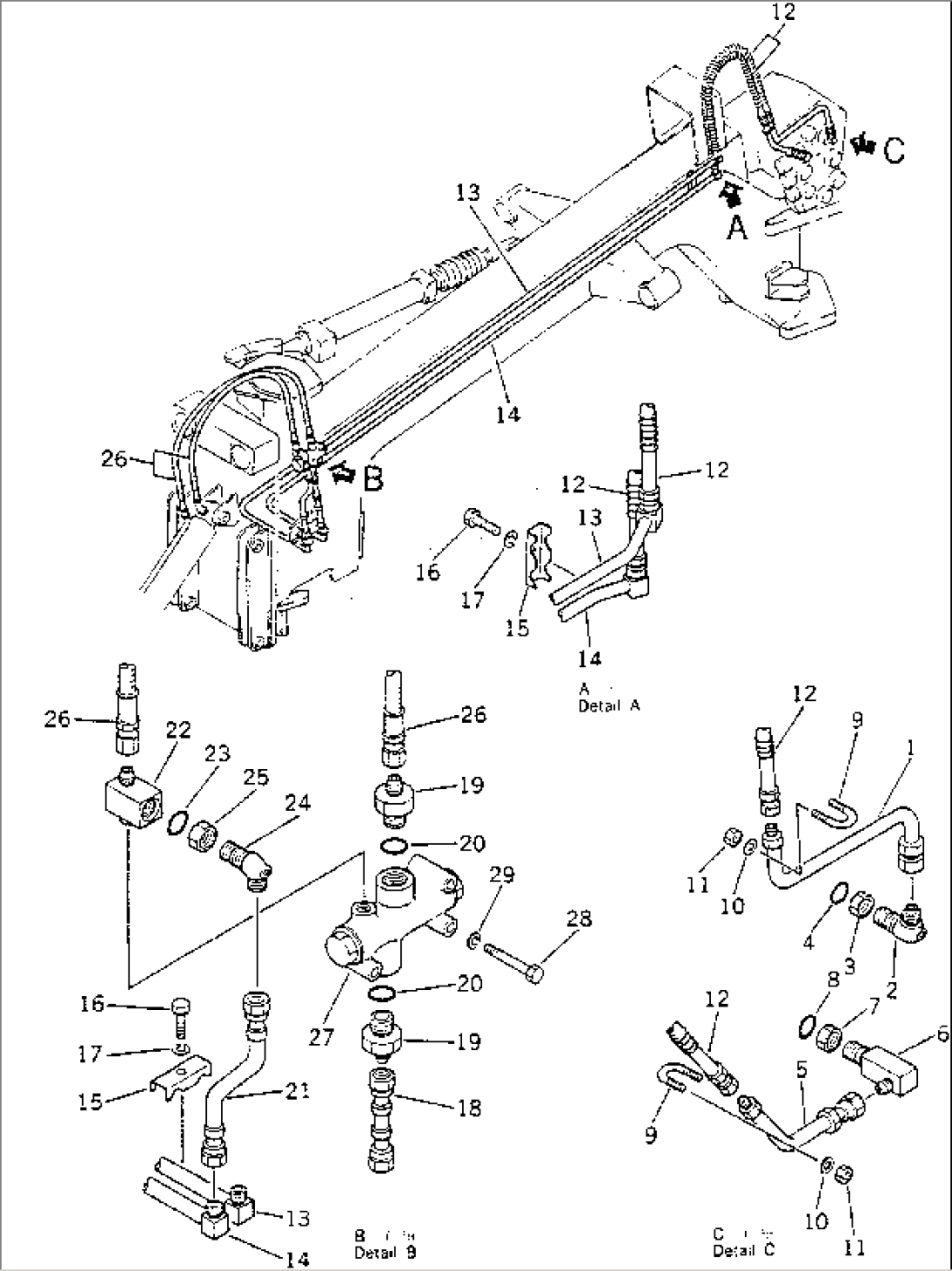 FRONT ATTACHMENT PIPING