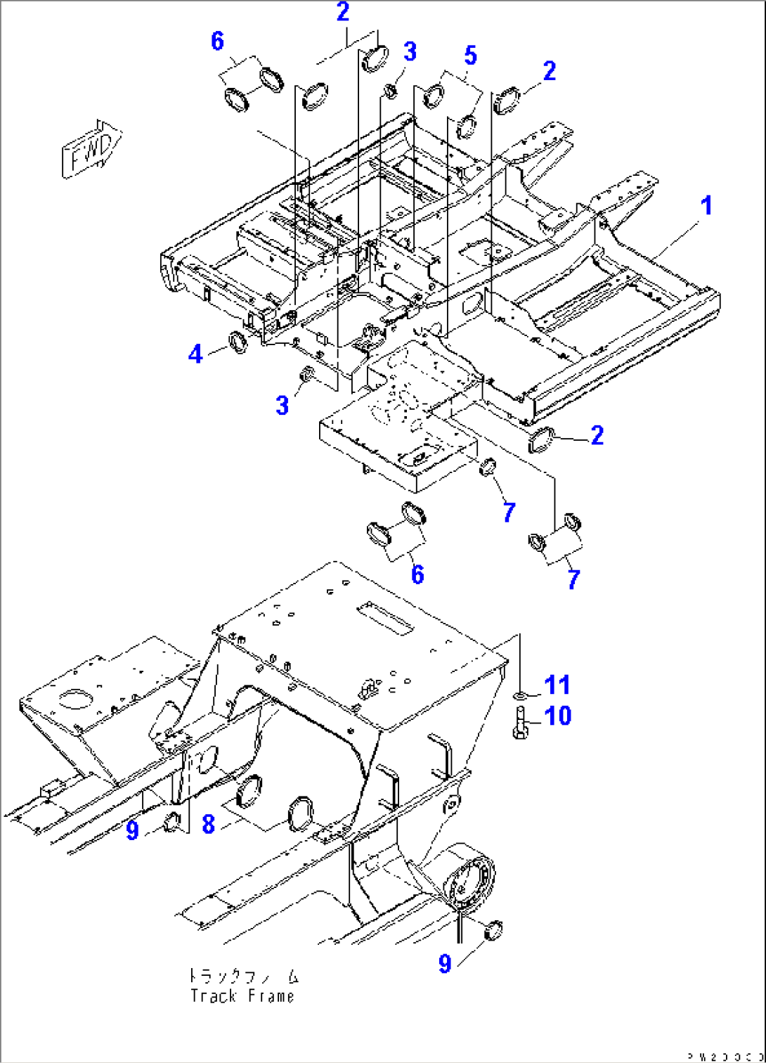 ENGINE FRAME(#1001-1015)