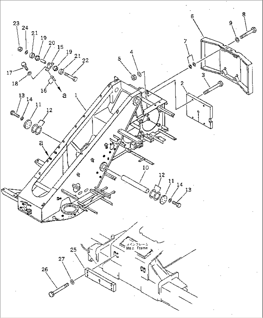 REVOLVING FRAME (1/3) (FOR 3RD WINCH)