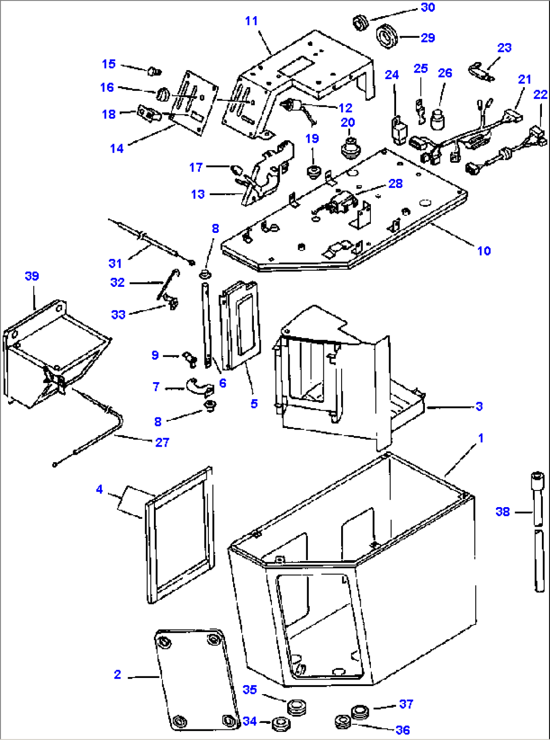 FIG NO. 5541 AIR CONDITIONER CONTROLS AND PANEL