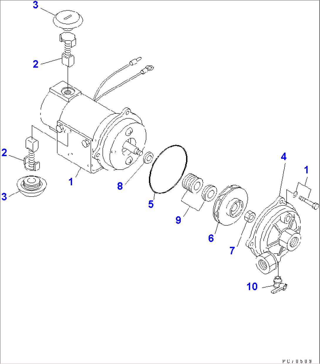 WATER PUMP(#5041-)