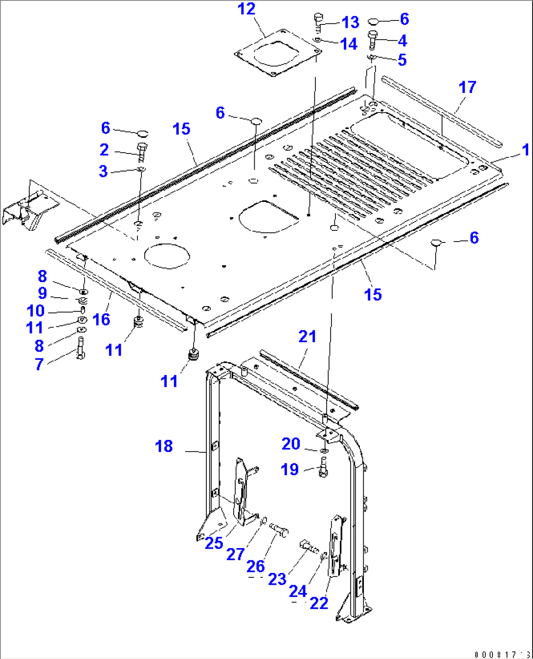 HOOD (COVER) (1/2) (FOR FULL FENDER)(#90001-)