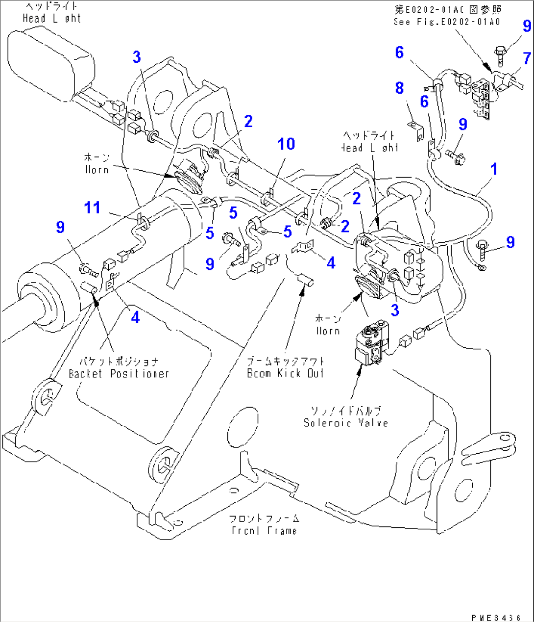 WIRING HARNESS (FRONT FRAME LINE)