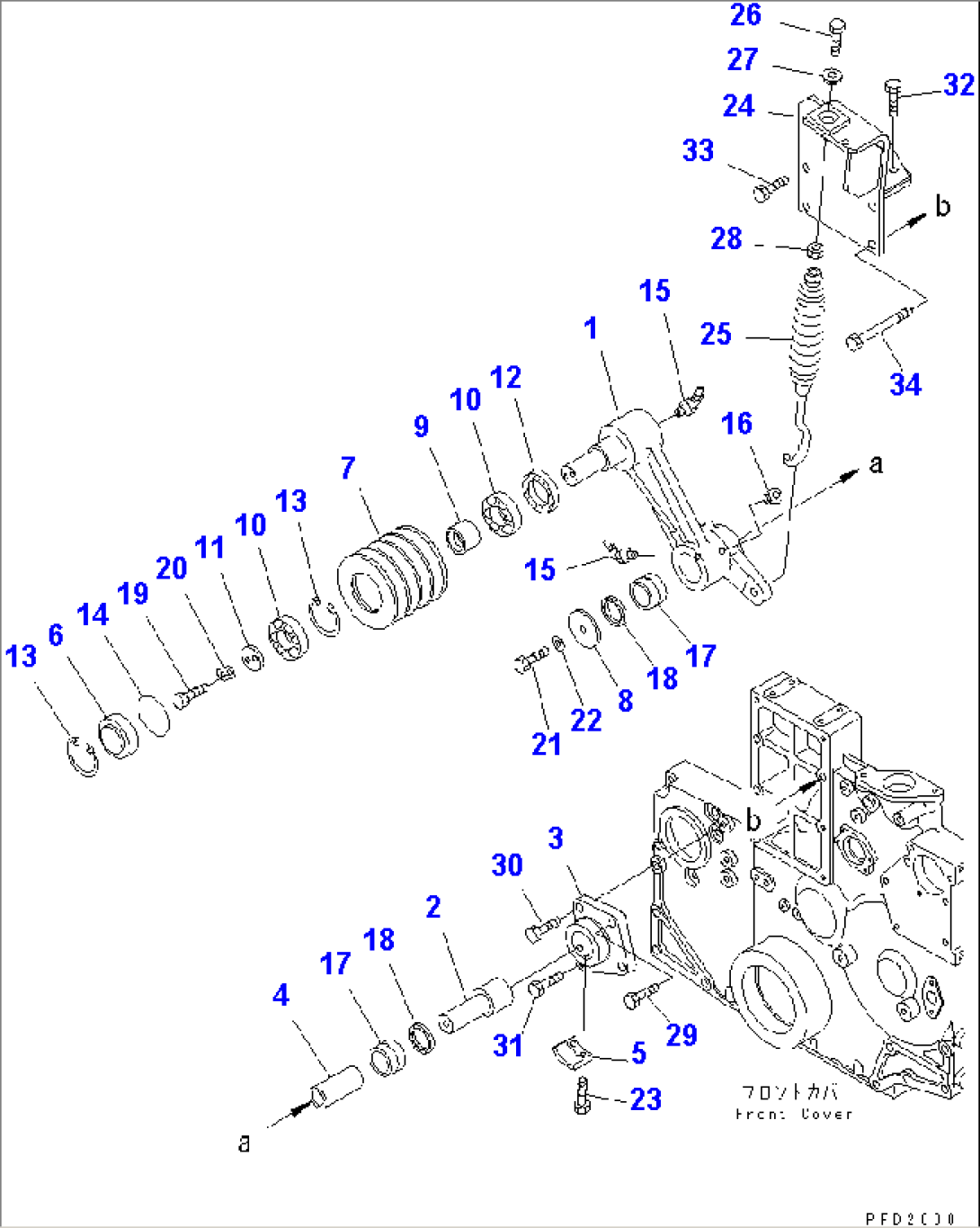 TENSION PULLEY (WITH HARDENING PULLEY)(#24723-25958)
