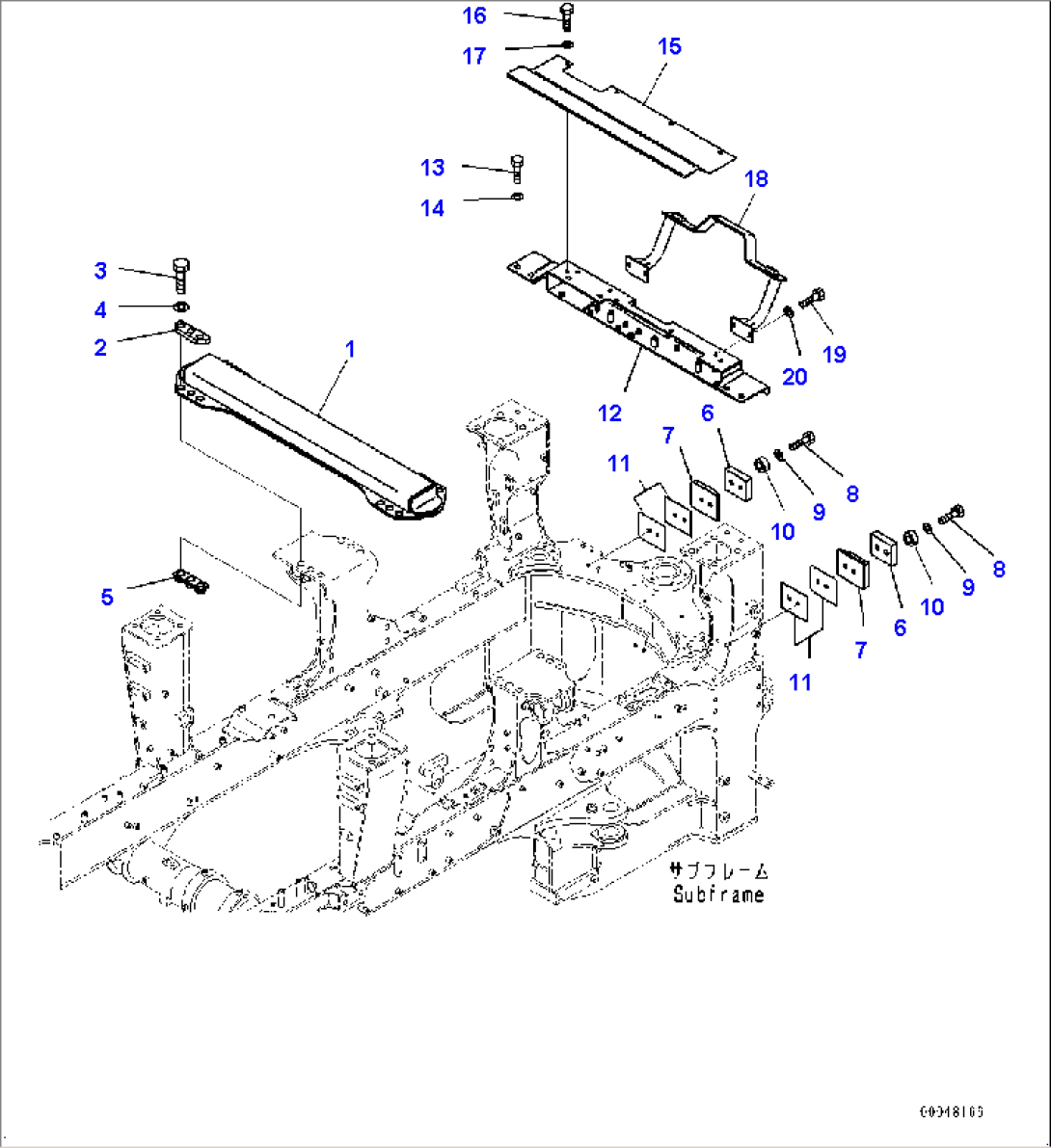 Front Frame, Accessory Parts (#7079-)
