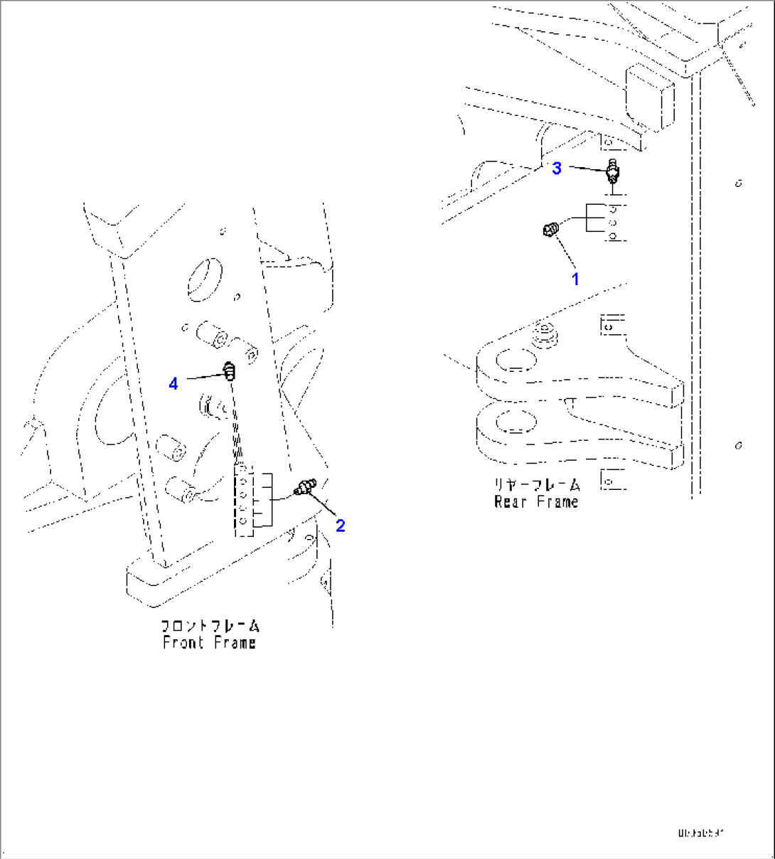 Remote Greasing System, Grease Fitting (#90216-)