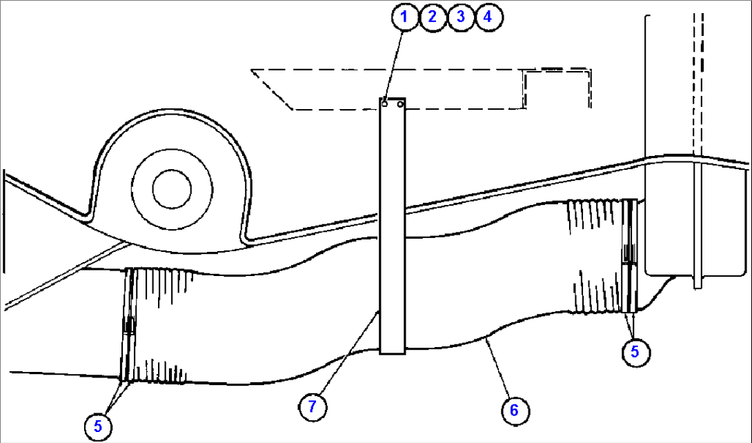 DRIVE AXLE BLOWER HOSE