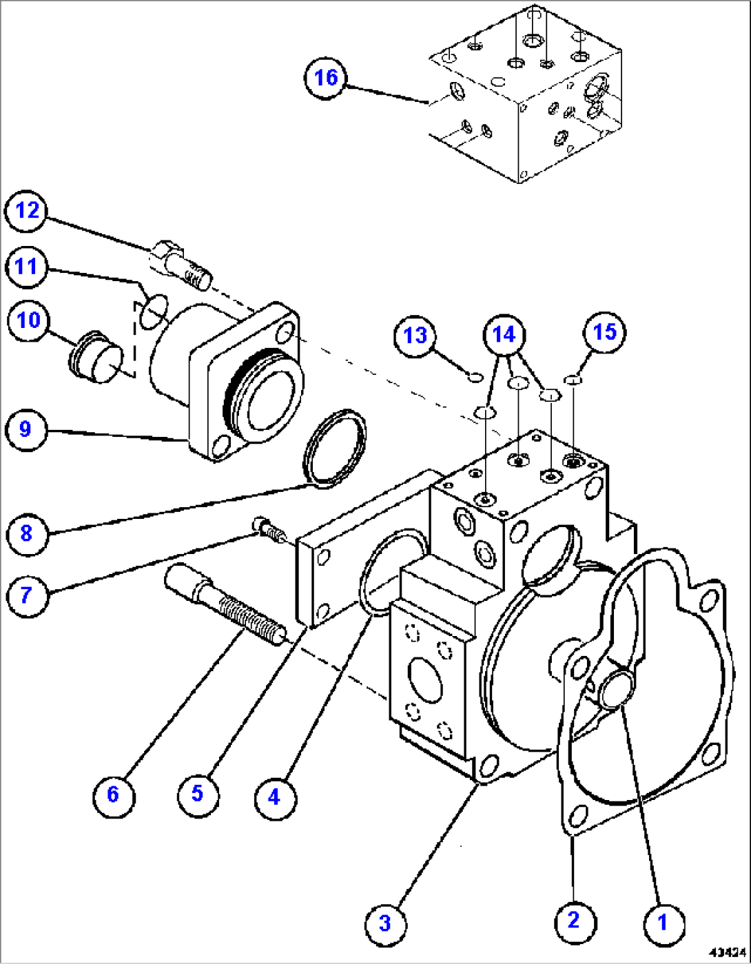 STEERING PUMP HOUSING (REAR) 58C-60-00080