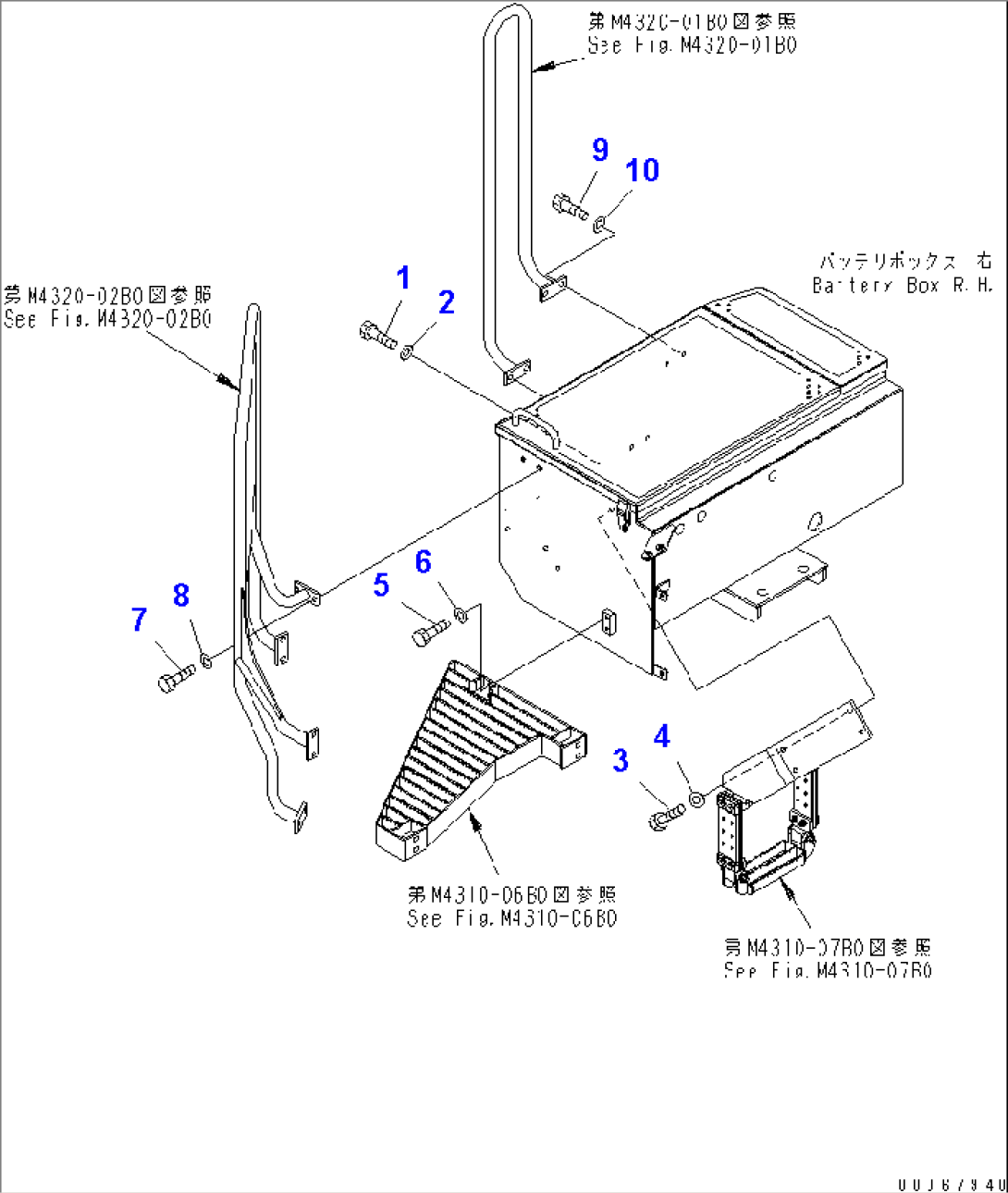BATTERY BOX¤ R.H. (STEP) (MINING SPEC.)(#60002-)
