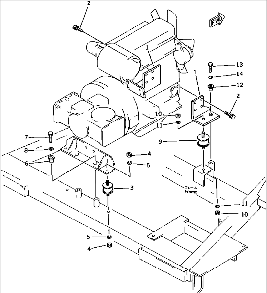 ENGINE MOUNTING