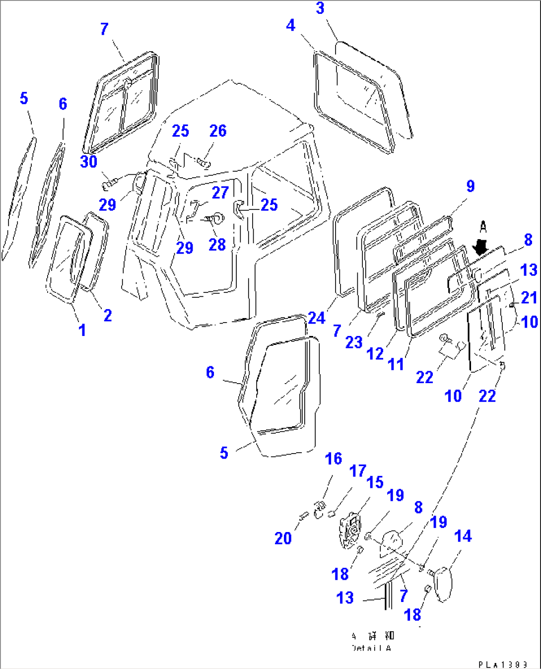 CAB (SASH AND GRIP)