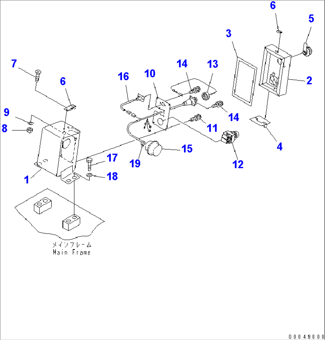 VHMS WIRING (DOWNLOAD BOX)(#30001-)