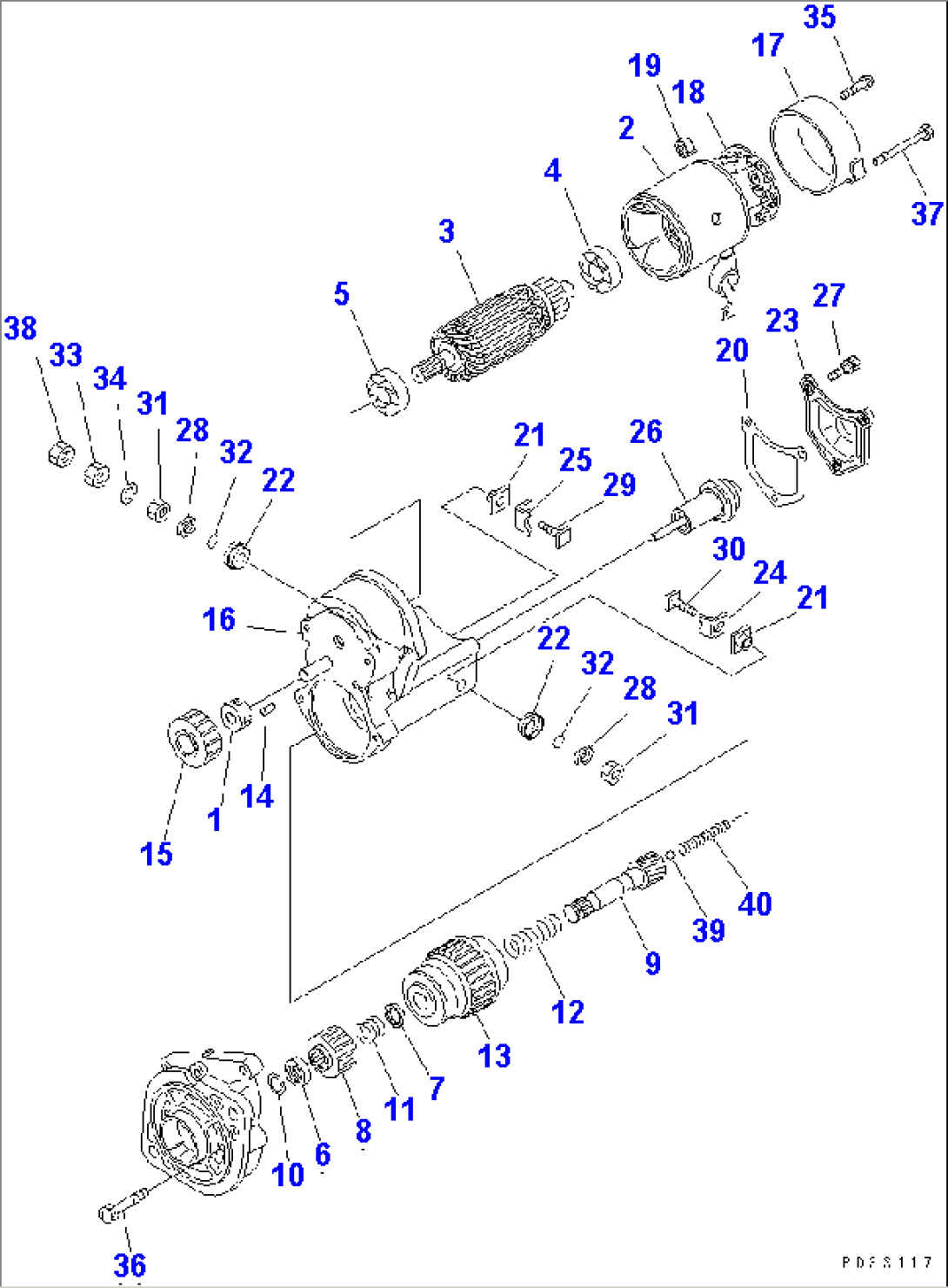 STARTING MOTOR