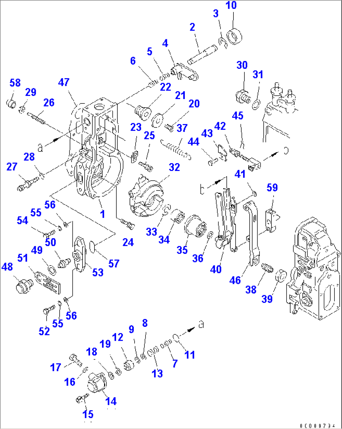 FUEL INJECTION PUMP (GOVERNOR) (1/3) (INNER PARTS)(#26310811-)