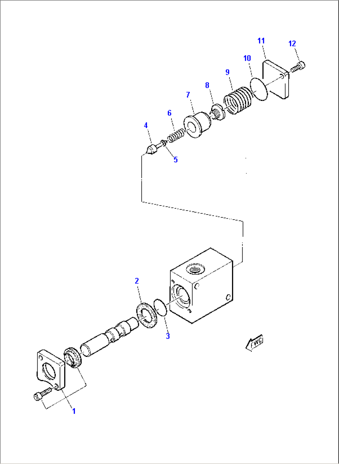 TRAVEL SPEED VALVE