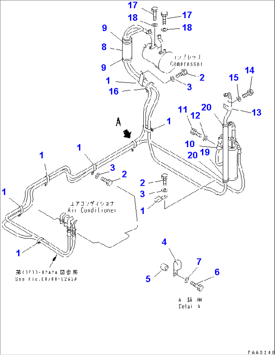 AIR CONDITIONER (FREON PIPING CLIP)(#42157-42553)