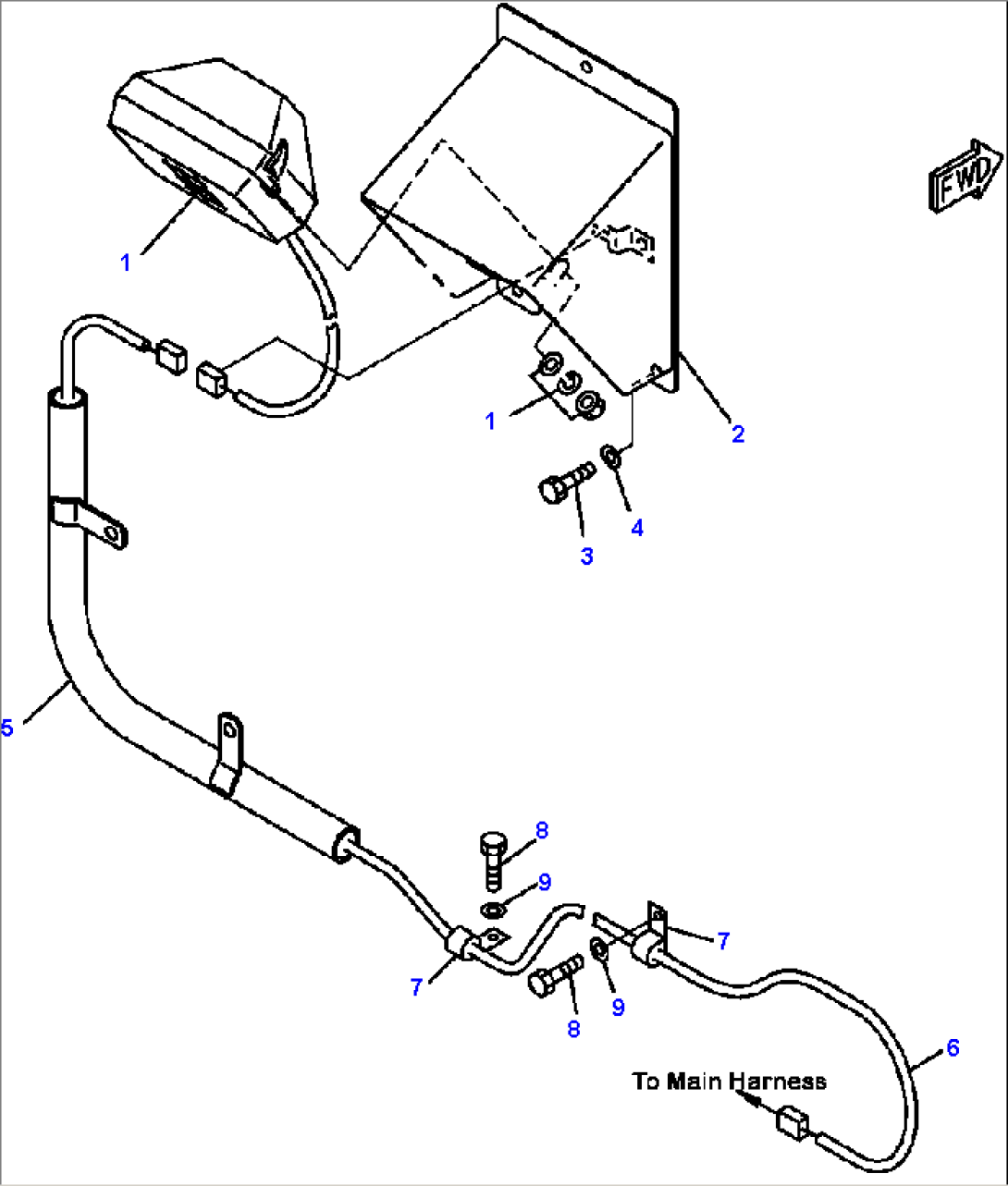 E0350-02A0 L.H. SIDE LAMP