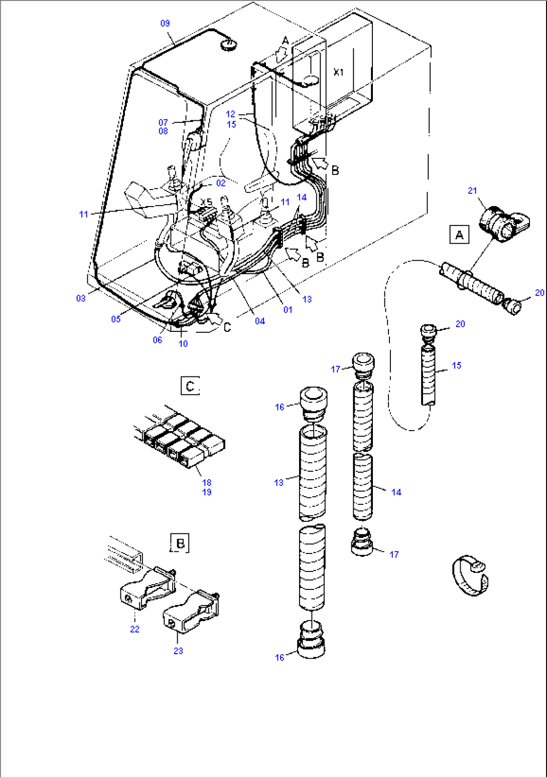 Wire Layout - Cab