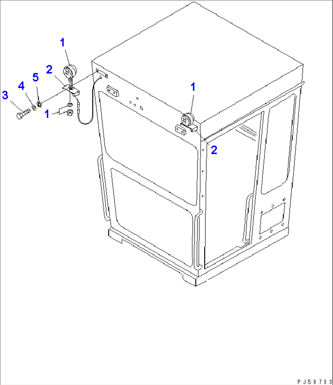 CAB MOUNT LAMP