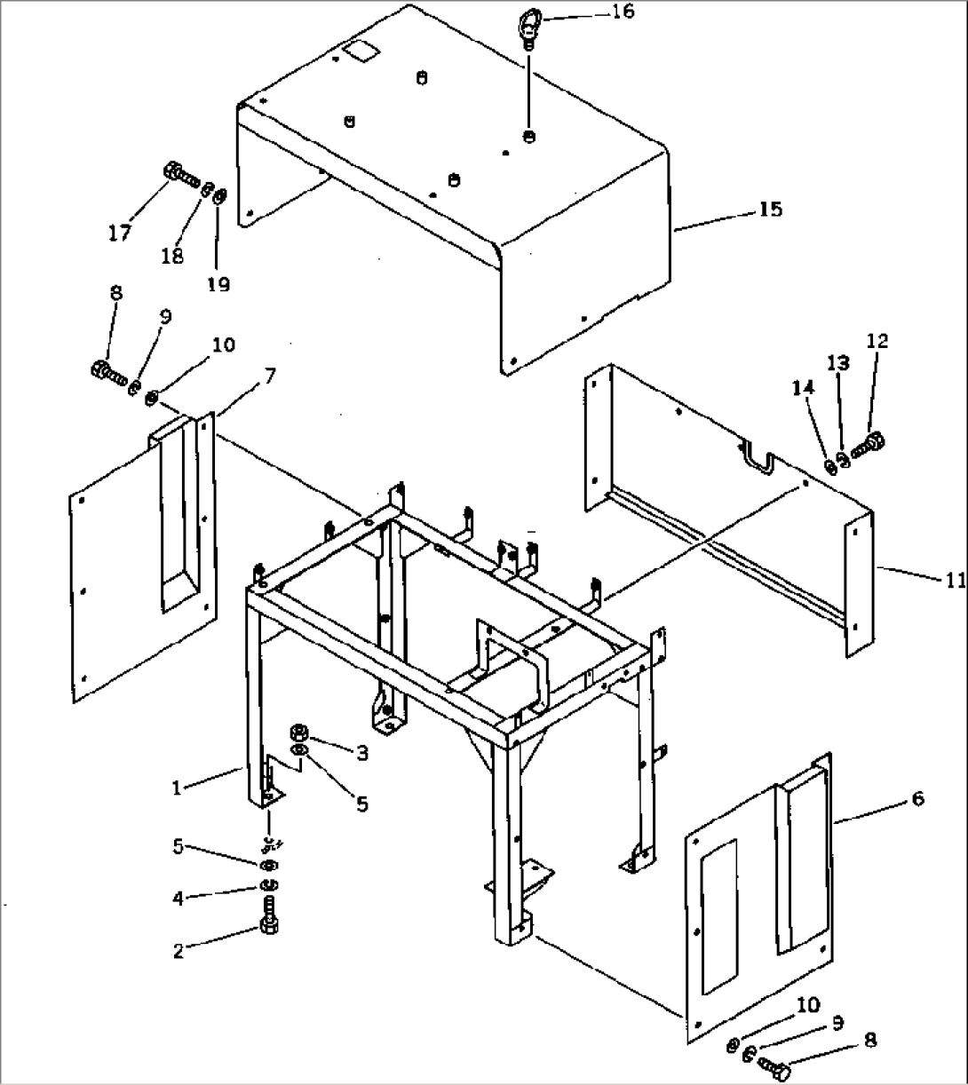 HYDRAULIC TANK SUPPORT