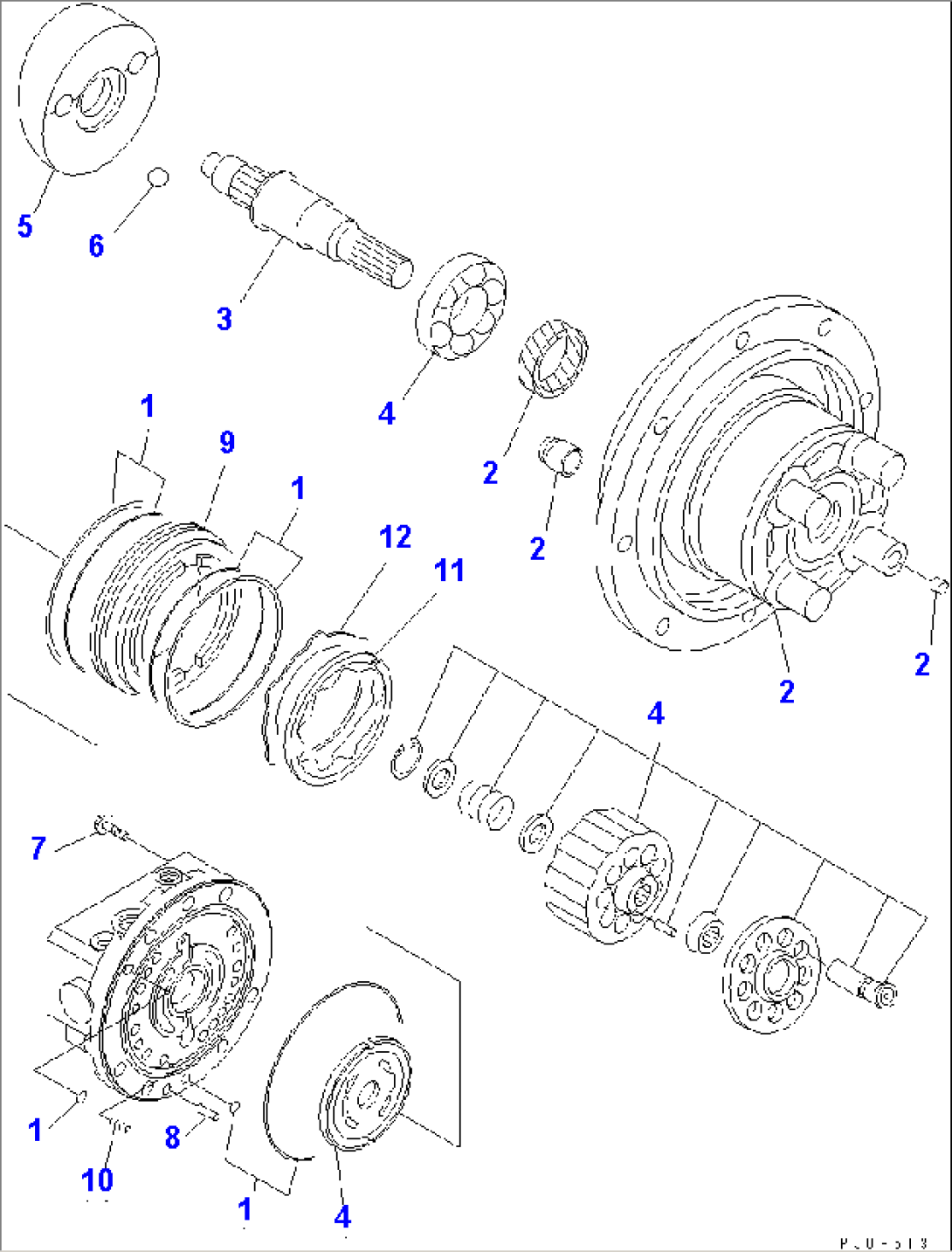 TRAVEL MOTOR (3/3)