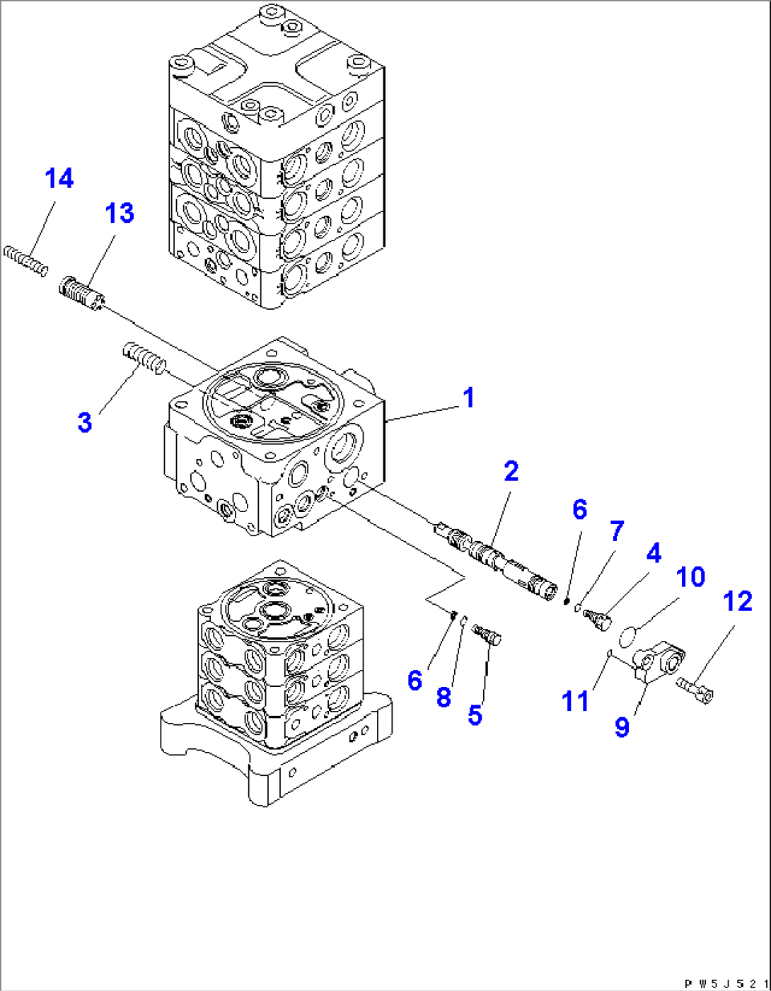 MAIN VALVE (7-VALVE) (6/28)