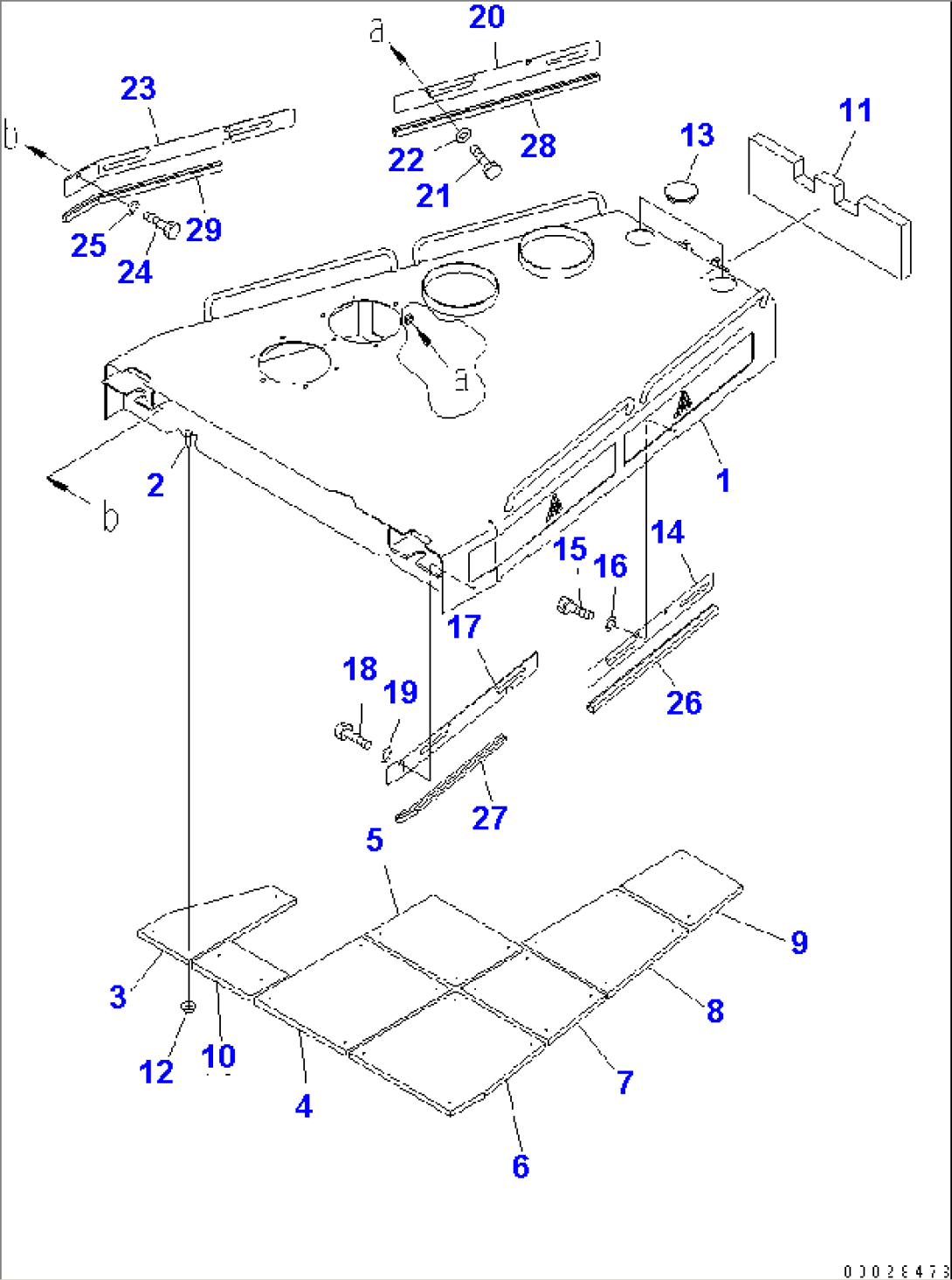 ENGINE HOOD (1/2) (CLOSE)