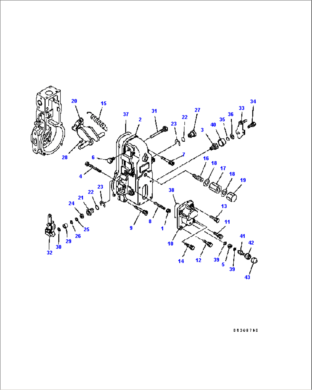 FUEL INJECTION PUMP (GOVERNOR) (3/3) (INNER PARTS)