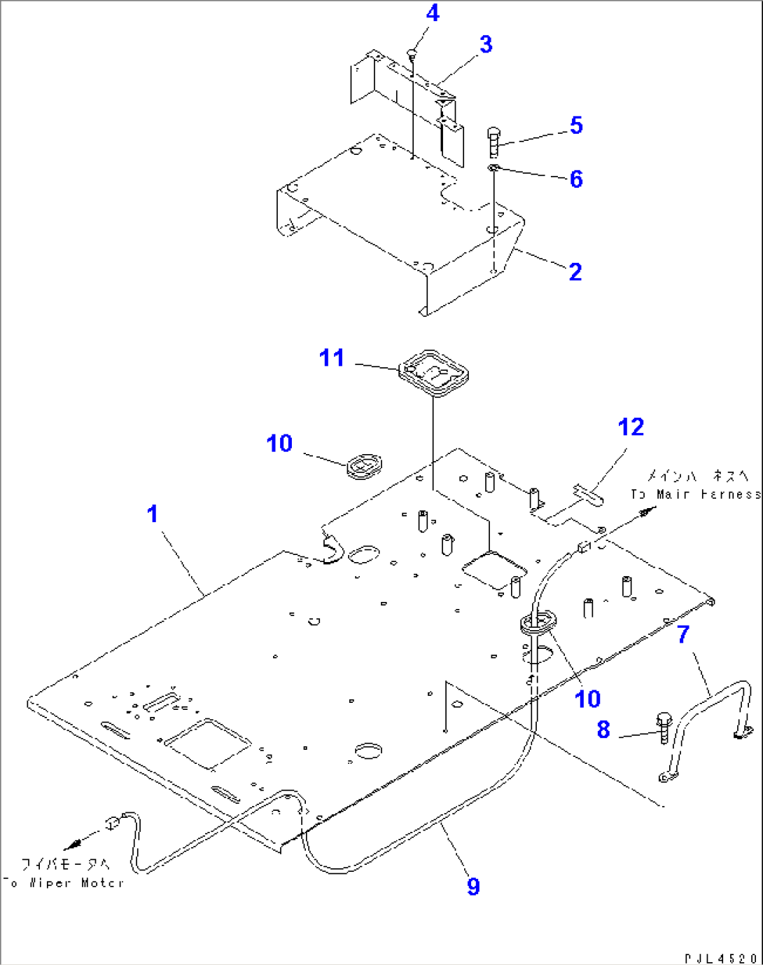 FLOOR FRAME (FLOOR FRAME)(#46605-46826)
