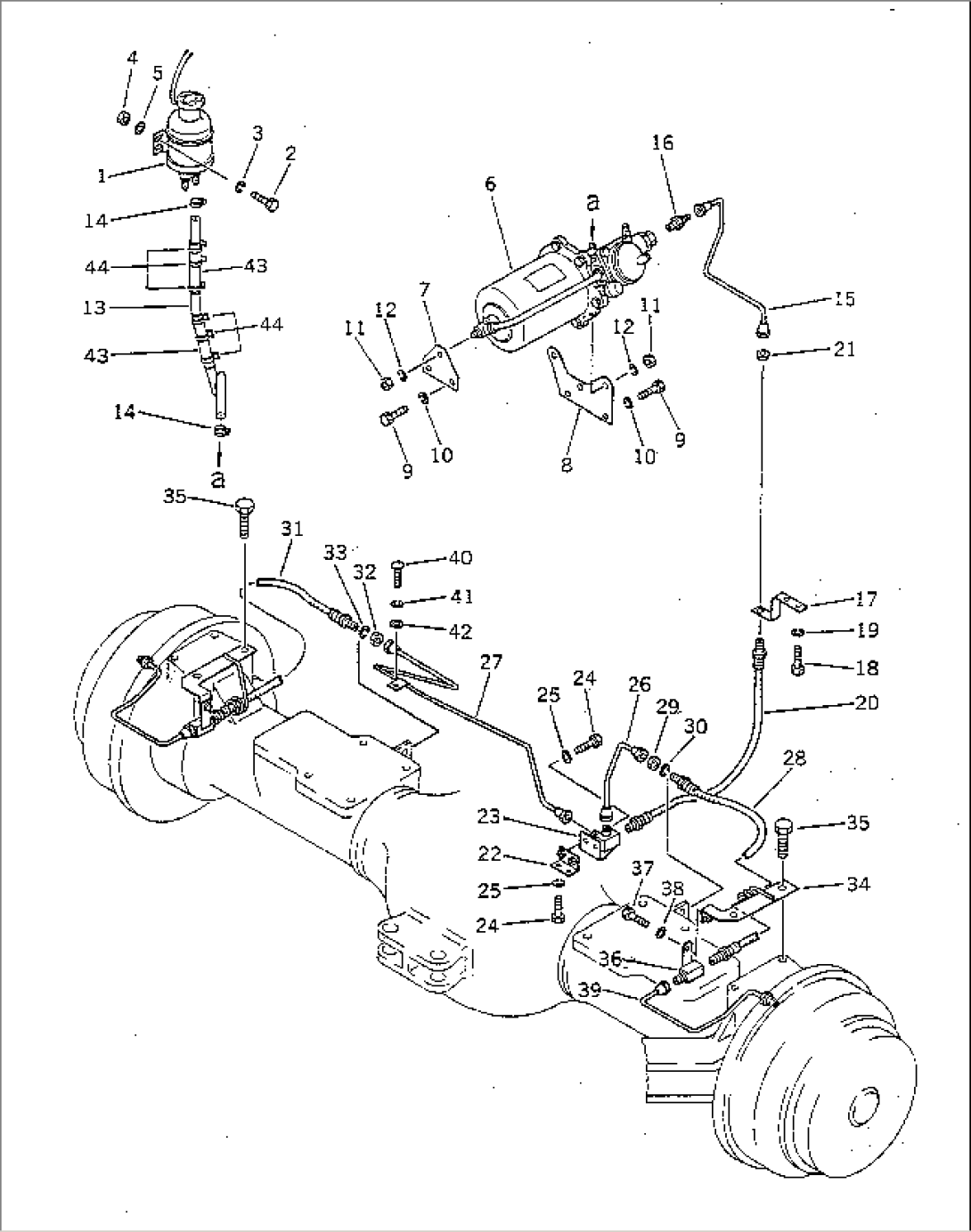 BRAKE PIPING (FRONT)