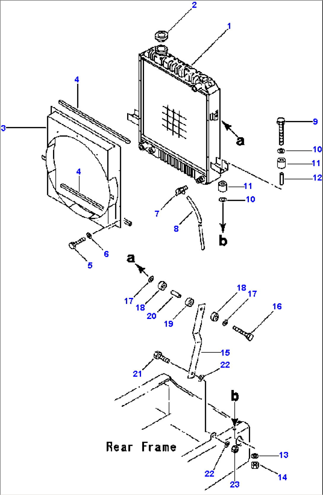 RADIATOR AND MOUNTING