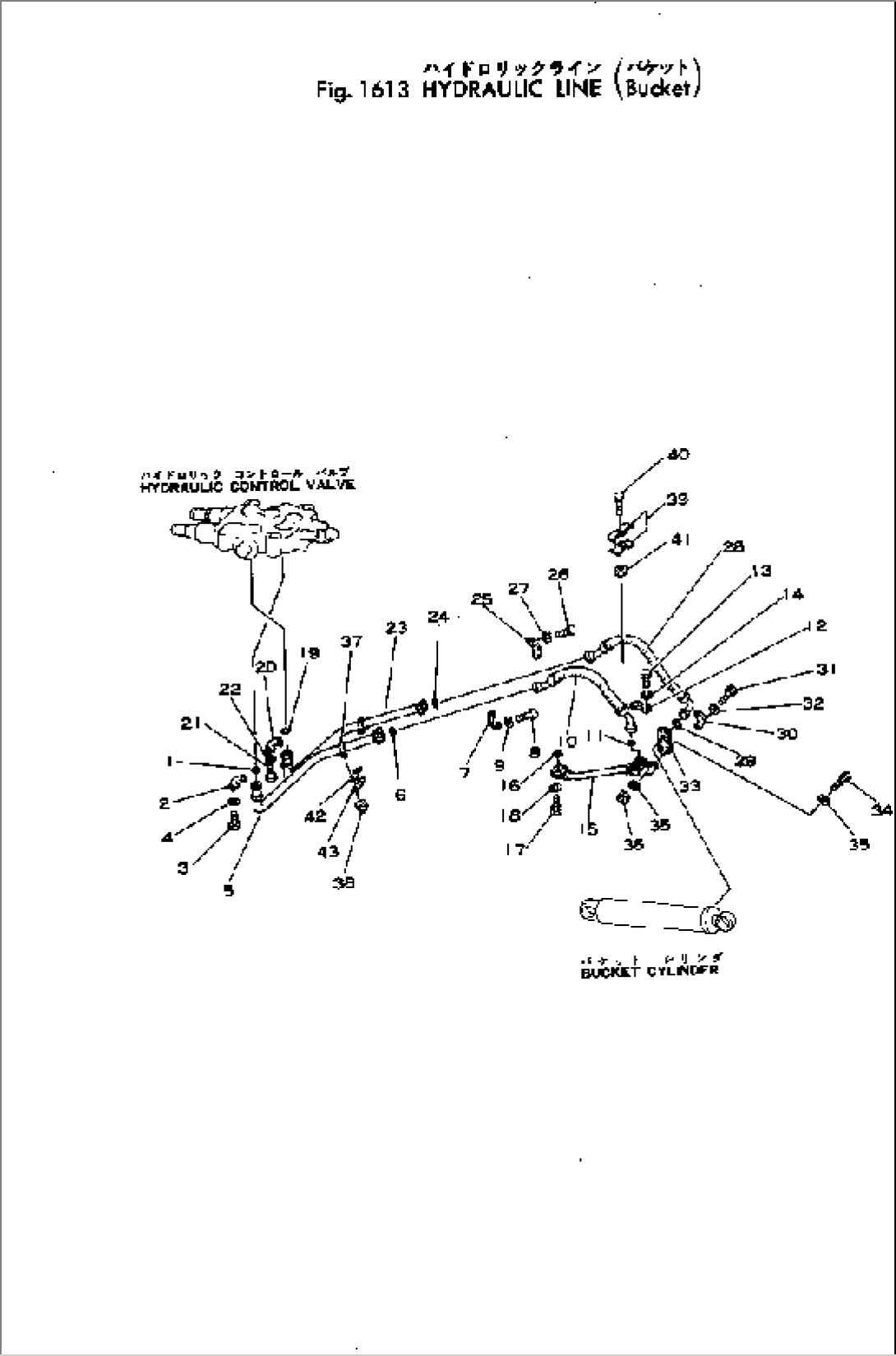 HYDRAULIC LINE (BUCKET)