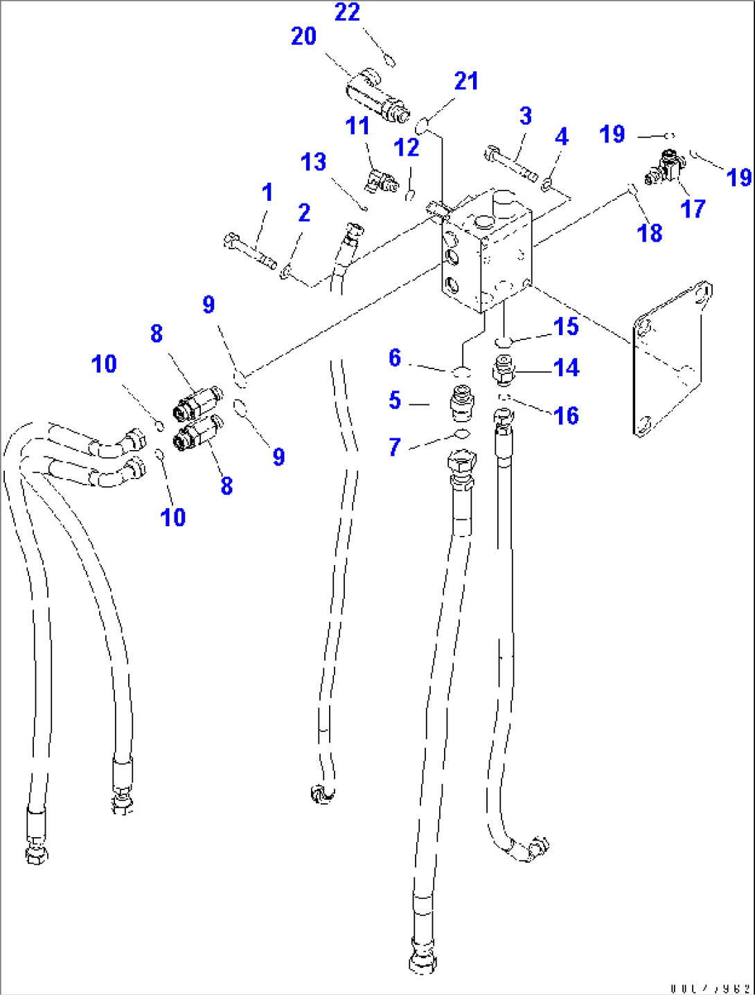 BRAKE COMPO BOX (CHARGE VALVE) (RELATED PARTS 1/2)(#55001-)