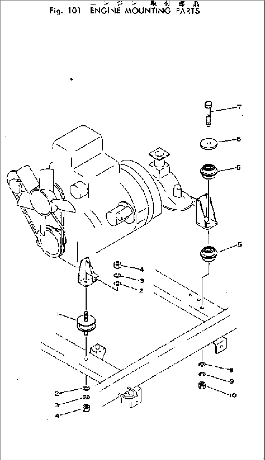 ENGINE MOUNTING PARTS