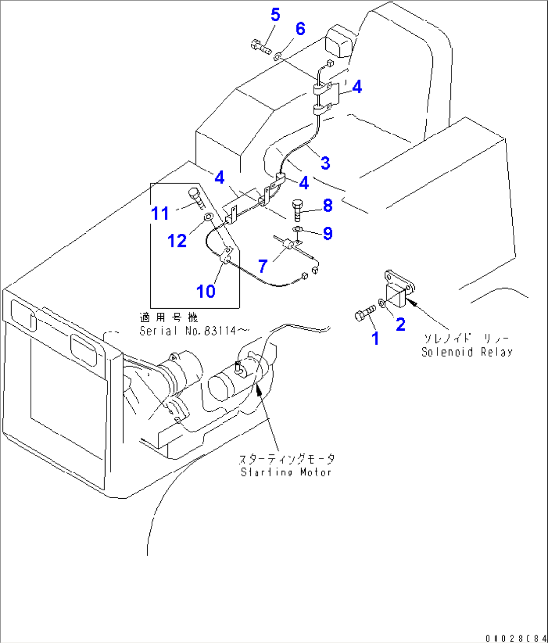 VEHICLE ELECTRICAL (FRONT LAMP WIRING AND SWITCH)