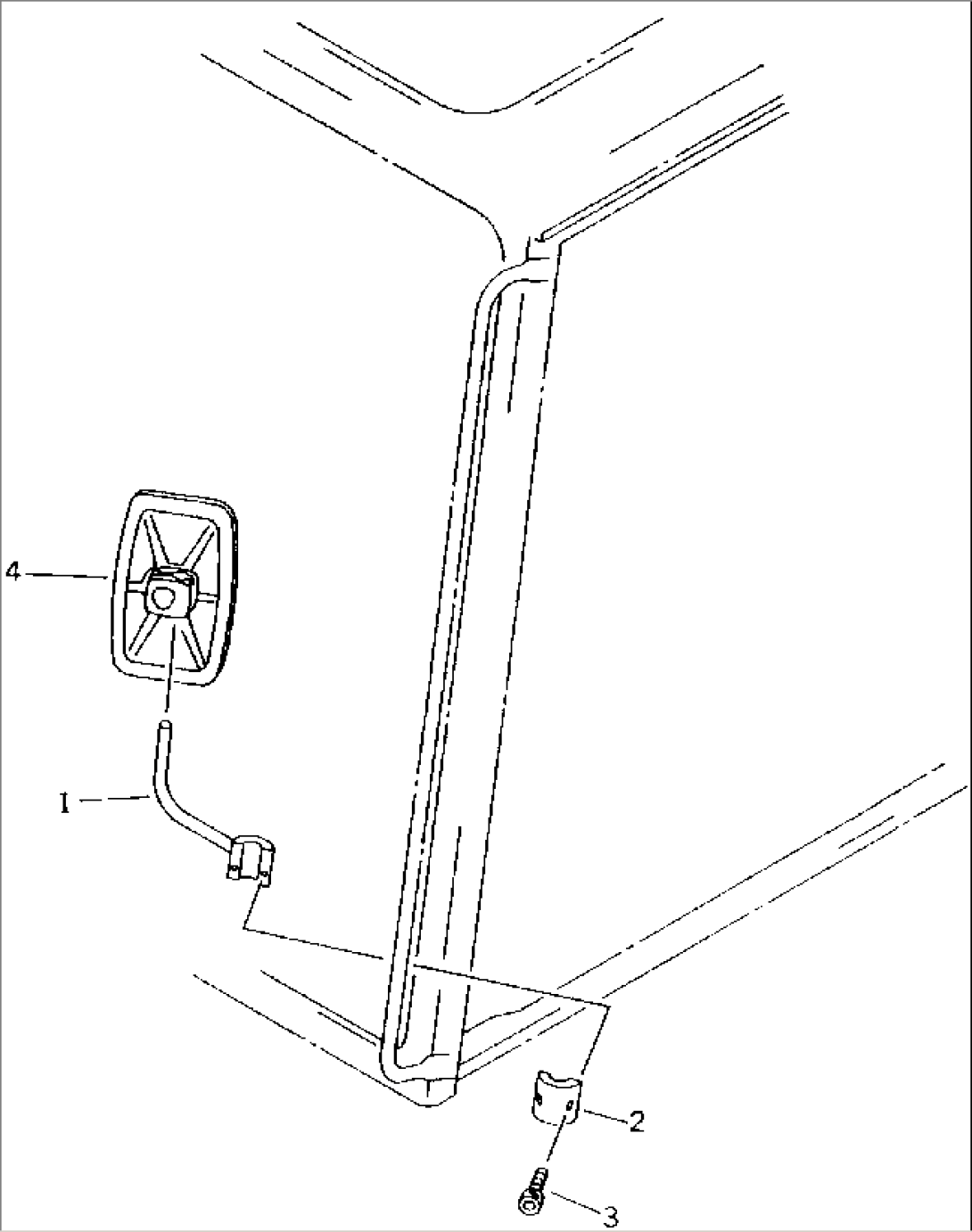 REAR VIEW MIRROR¤ L.H. (TBG SPEC.)(#K20572-K20905)