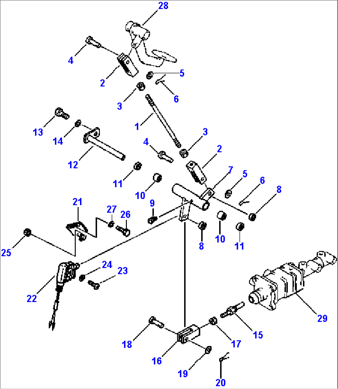 BRAKE PEDAL LINKAGE