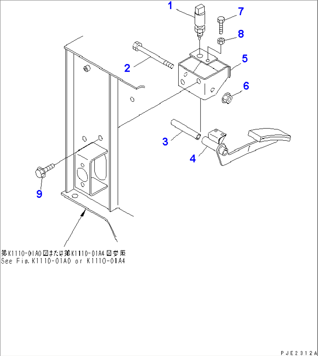 FLOOR FRAME (ACCELERATOR PEDAL)