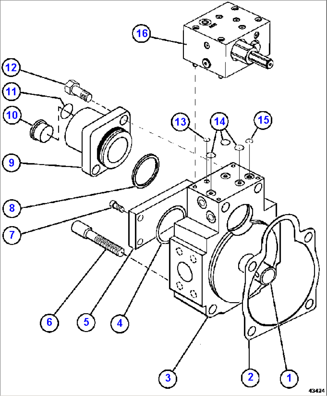 STEERING PUMP HOUSING (REAR) 58C-60-00080